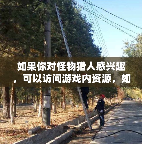 如果你对怪物猎人感兴趣,可以访问游戏内资源,如提示音和视频脚本。这些资源通常在游戏内,不需要VPN访问。你可以通过游戏内资源获取一些额外的体验或内容 如果你对怪物猎人感兴趣,可以访问游戏内资源,如提示音和视频脚本。这些资源通常在游戏内,不需要VPN访问。你可以通过游戏内资源获取一些额外的体验或内容