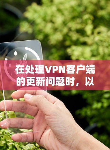 在处理VPN客户端的更新问题时，以下是一个清晰的指南，帮助您有效地进行操作