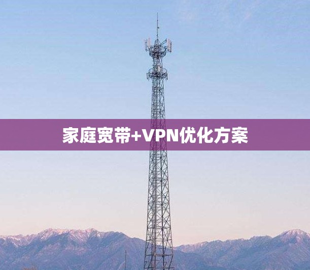家庭宽带+VPN优化方案 家庭宽带+VPN优化方案
