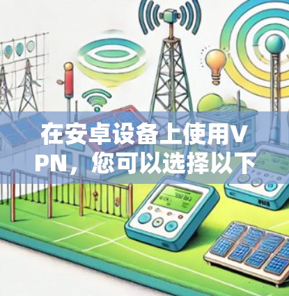 在安卓设备上使用VPN，您可以选择以下几种应用