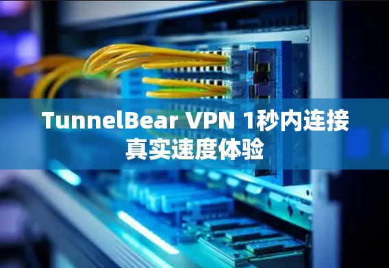 TunnelBear VPN 1秒内连接真实速度体验