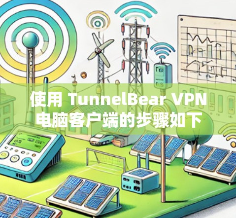 使用 TunnelBear VPN电脑客户端的步骤如下 使用 TunnelBear VPN电脑客户端的步骤如下