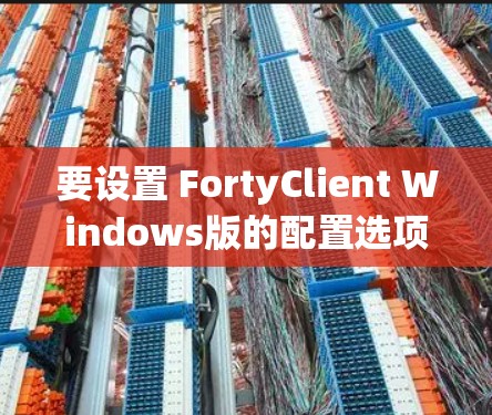 要设置 FortyClient Windows版的配置选项,可以按照以下步骤操作